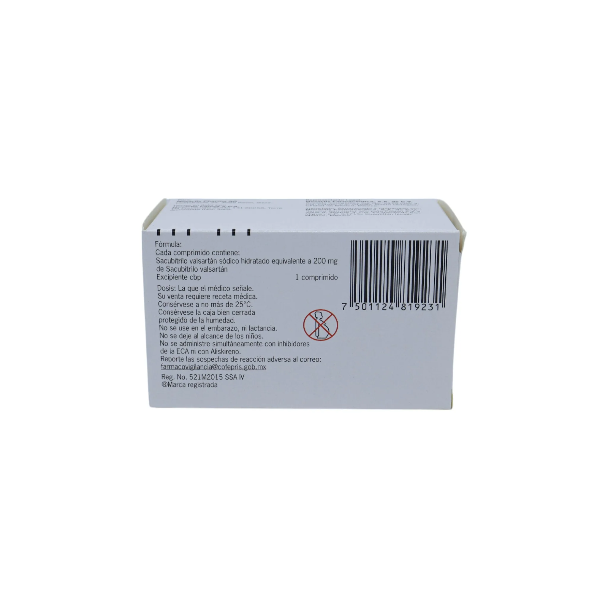 Entresto Sacubitrilo Valsartán 200 mg, 60 comprimidos - Image 4